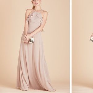 Birdy Grey Jules Bridesmaids Dress - Chiffon Taupe